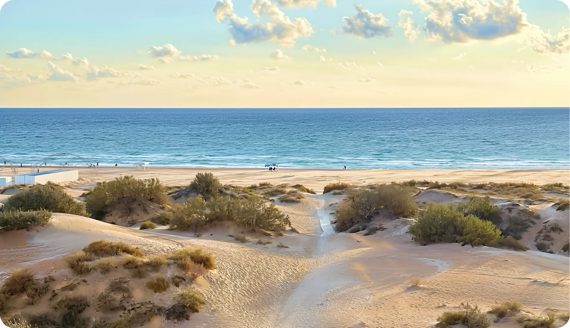 Summer Family Hotel - вид на отель и море